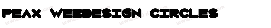 Peax Webdesign Circles字体转换